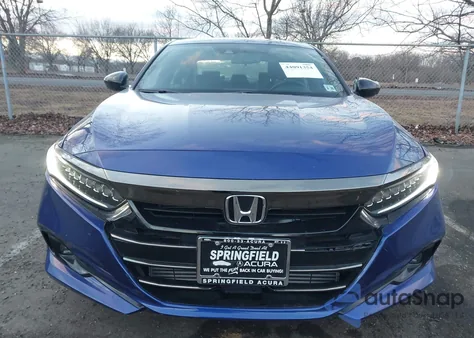 2022 Honda Accord Sport из США, поврежденный, VIN 1HGCV1F38NA102350